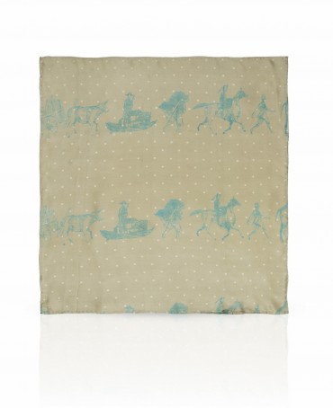 Шейный Платочек Женский SS.KV-SILK.ROUTE/YELL